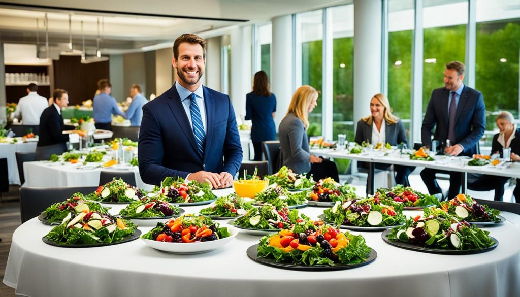healthy food options for business travelers
